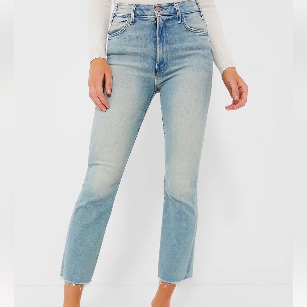 Mother Denim Hustler Ankle Fray sz 29 Au Revoir NWT